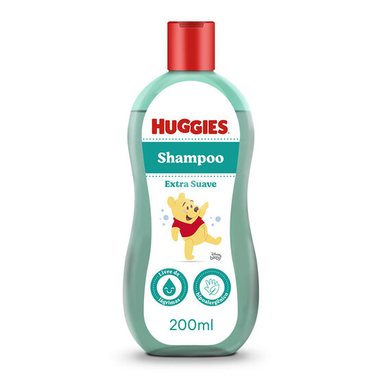Shampoo Huggies Extra Suave Hipoalergênico 200 ml